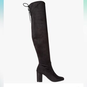 Chinese Laundry - Kiara Suedette Slouch Boot in Black - Size 9